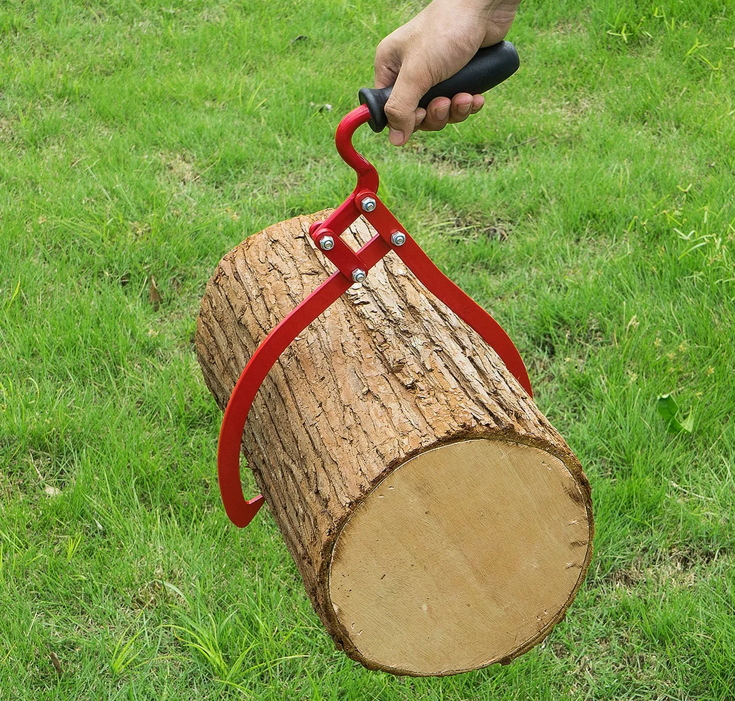 Non-Slip Grip Logging Skidding Tongs Log Lifting Handling Dragging & Carrying Tool for Outdoor Work