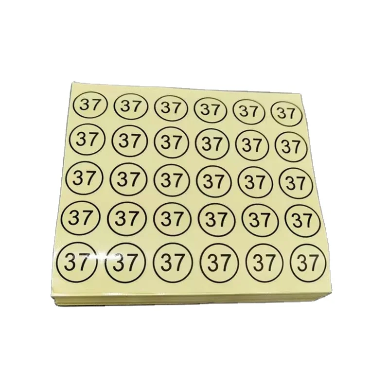 Высококачественная круглая наклейка рулон сотового телефона бустеры коричневая Спасибо наклейки