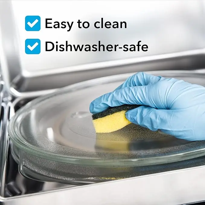 11 25 дюймов Замена микроволновой стеклянной пластины-поворотный лоток совместим с 1/4 микроволновые пластины