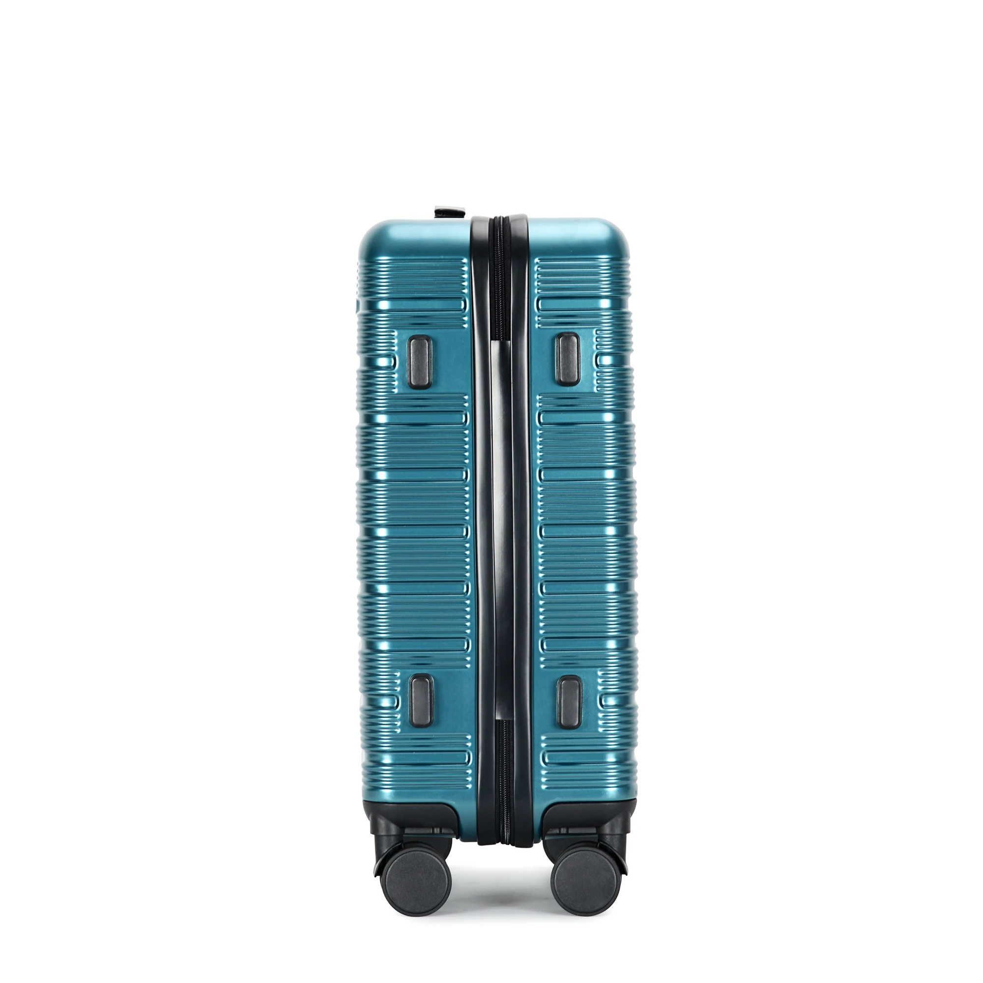 ABS Power Bank Storable Aluminium Trolley Luggage Bag Set