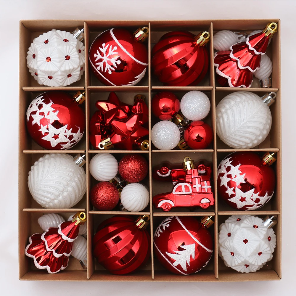 Best Seller  Original  Factory Wholesale  Christmas Baubles  Plastic Christmas Ball Christmas Decorations From YIWU