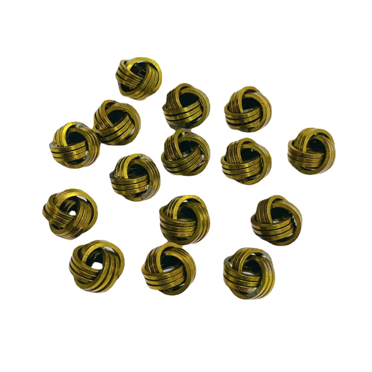 DIY Accessories Twist Cufflinks Solder Ball Brass Pendant Pendant Clothing Earrings