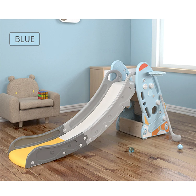 
Factory Selling Rocket Theme Baby Slide Toy Plastic Kid slide 