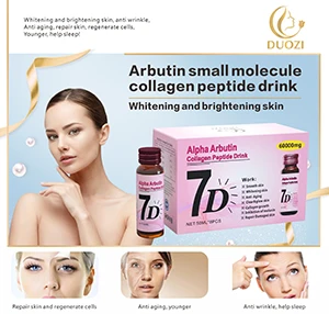 OEM alpha arbutin drink skin whitening brightening alpha arbutin collagen anti aging collagen drink liquid collagen drink
