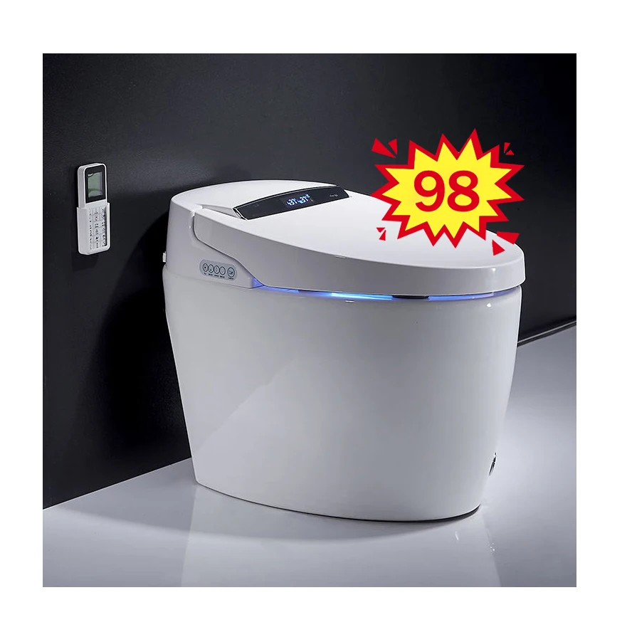 High quality modern sanitary ware electric bidet automatic auto flush inodoro electronic intelligent wc bathroom smart toilet