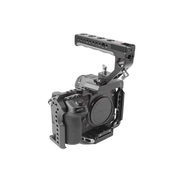 Aluminum camera top handle with camera remote control for Z-cam, SONY and Panasonic cameras. DSLR rigs video shooting.