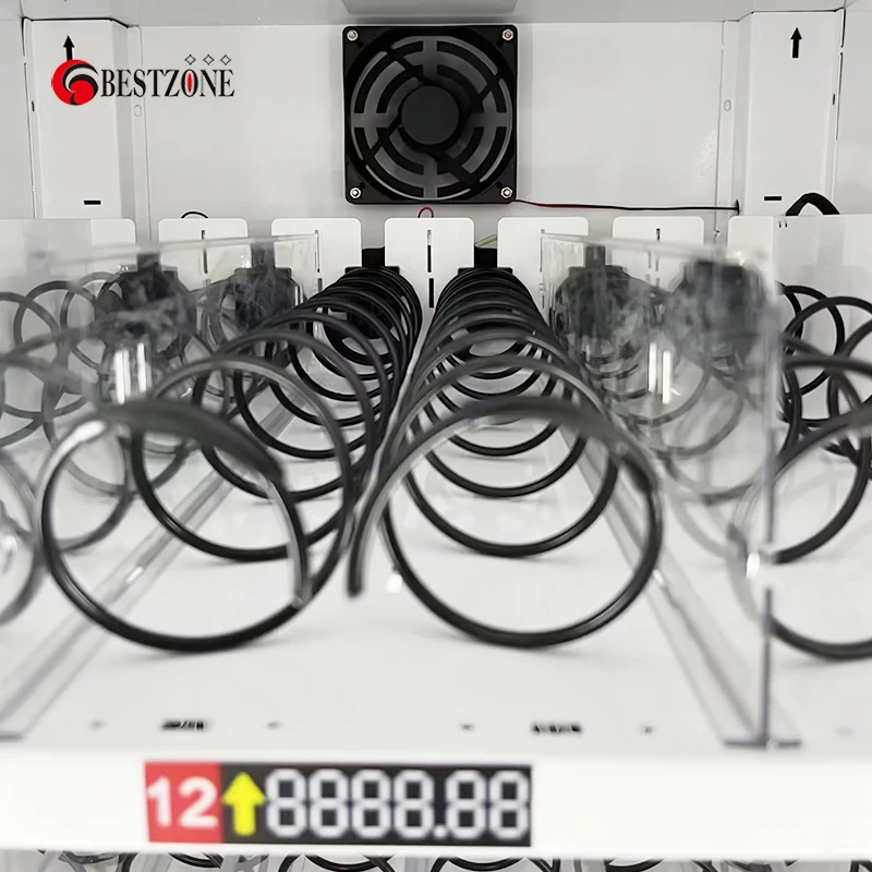 Automatic Coin Operated Milk Tea Snack Drink Combo Vending Machine