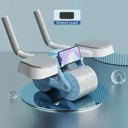 Ab roller with elbow support gym sport equipment unisex new style home fitness abdominal workout abs wheel