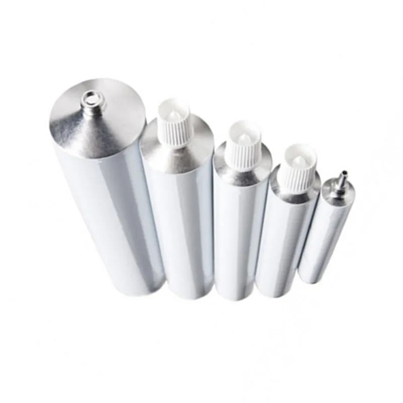 Unprinted 1070 Aluminium Material Empty Package Collapsible Aluminum Tubes Cosmetic