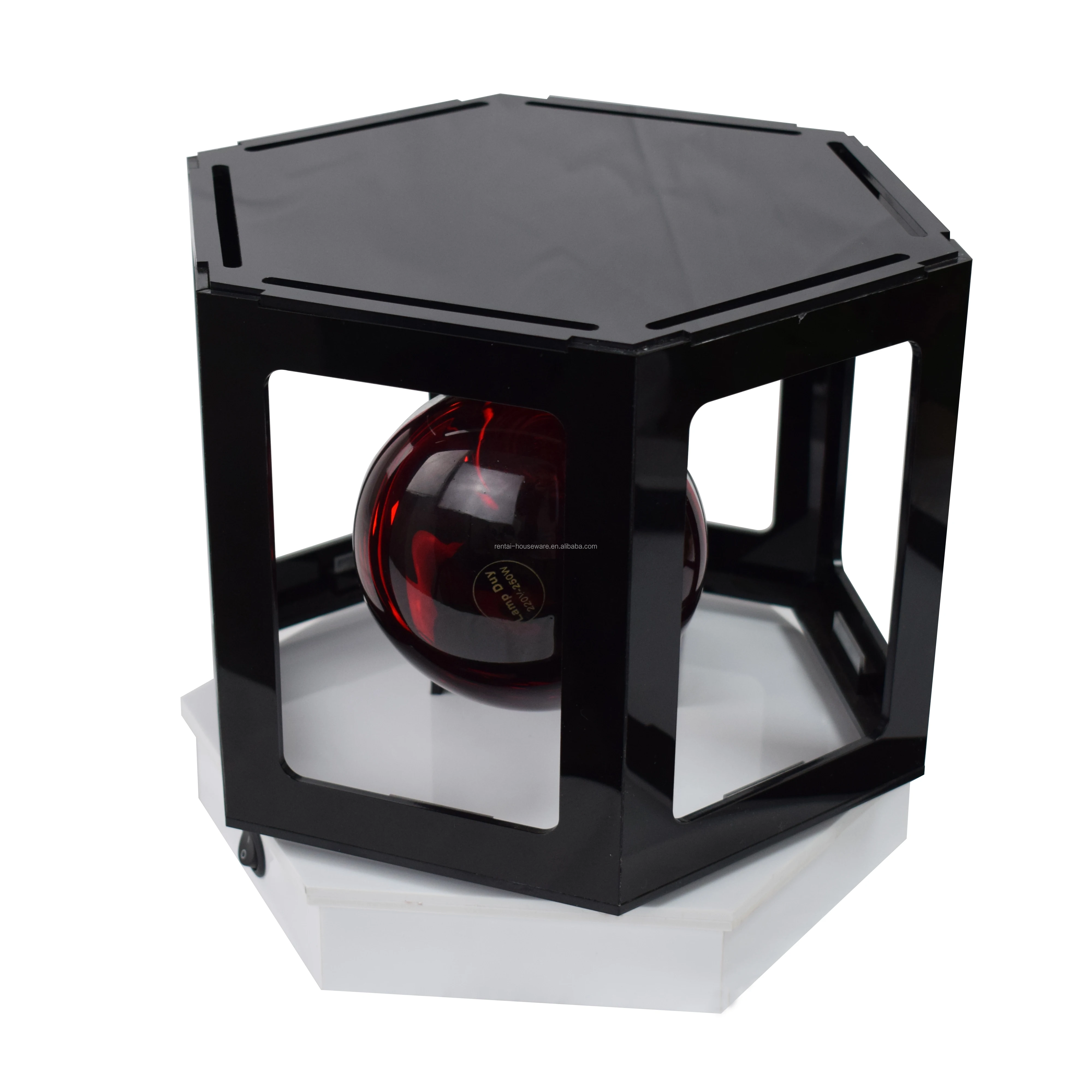 Custom Logo 6 Sides Window Tint Solar Film Testing Heat Rejection Lamp Display Machine