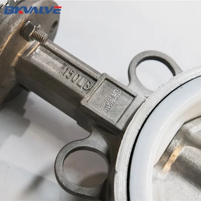 Ручной клапан-бабочка из нержавеющей стали ss316l dn200 dn300