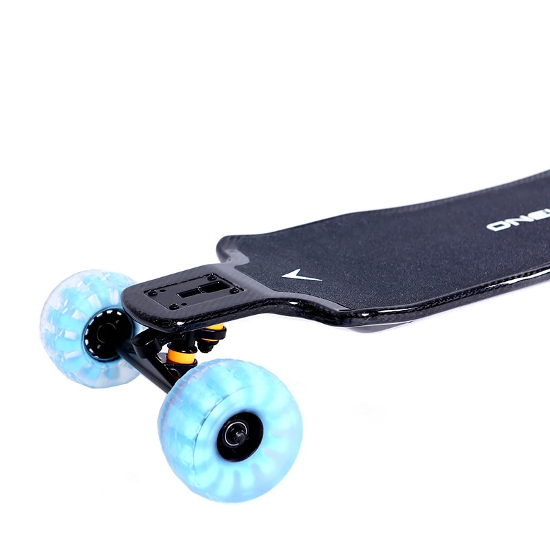 Hot sales All Terrains ELECTRIC SKATEBOARD with more durable carbon fiber deck loaded 150 KG