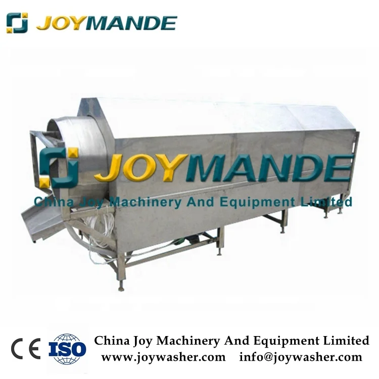 Vegetable fruit seafood Gross roll Bubble drum cleaning/washing/purifying machine