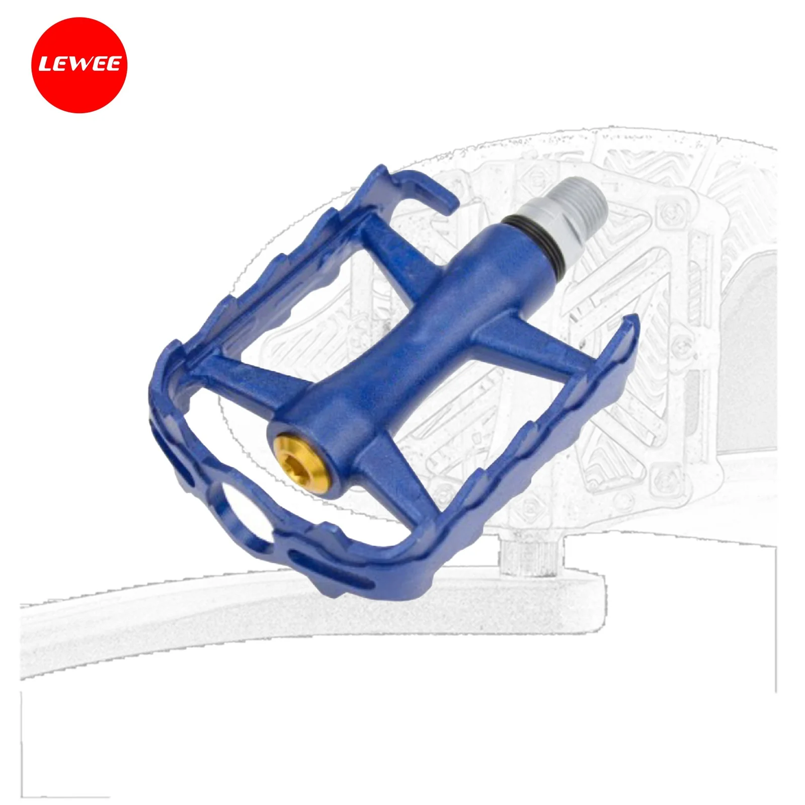 LEWEE Quote BOM List Bike Cabine With Blue Bar Bicycle Pedal For Dirt Jump bike