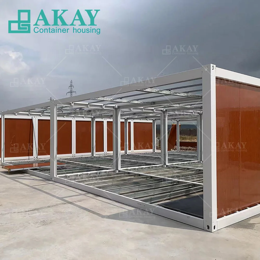 High-Quality Double Storey Dormitory Uzbekistan Project Prefab Homes Detachable Container House Modular prefabricated house
