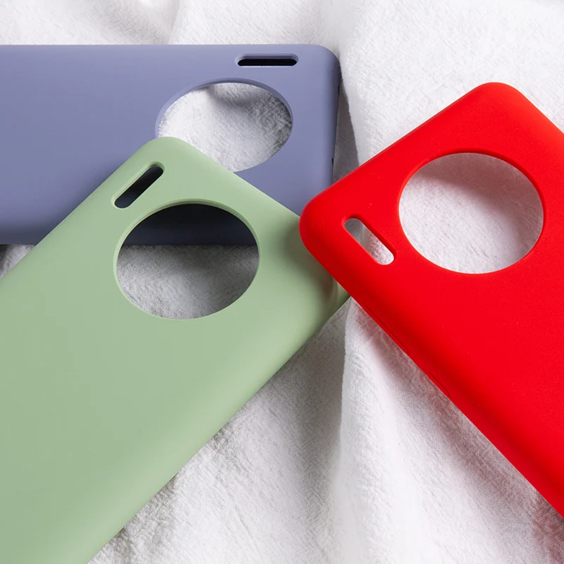 Liquid Silicone Anti-drop Smart Phone Case Blank Cell Phone Case All Mobile Cover for huawei mate 30/mate30pro