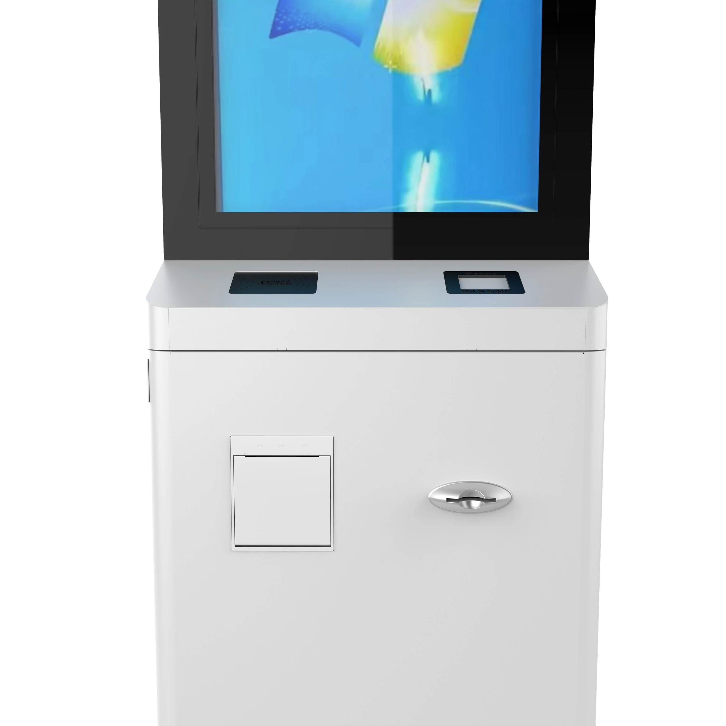 Touch Screen Self-Service Kiosk Queue Manage Device  Check In Machine With Card Dispenser And Cash Acceptor