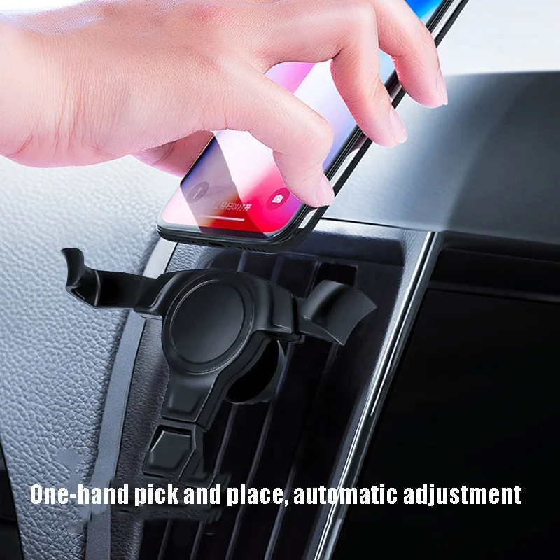 
2020 Universal Mobile Phone Holder Car Mount Holder Gravity Car Air Vent Phone Holder for iPhone Huawei Samsung Xiaomi LG 