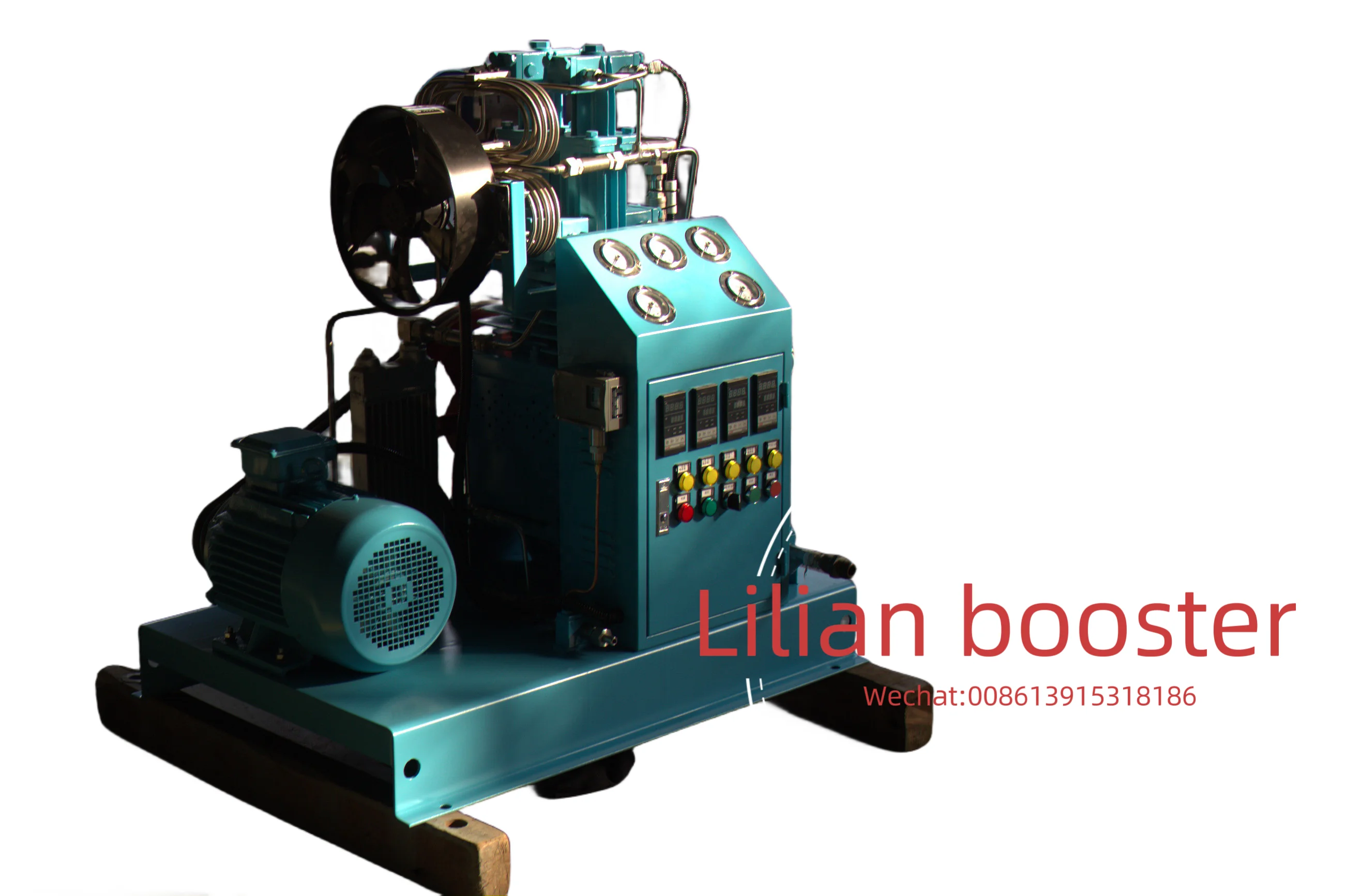 professional  safety assured   stable and noiseless 80M3 per hour 150bar nitrogen gas booster pump