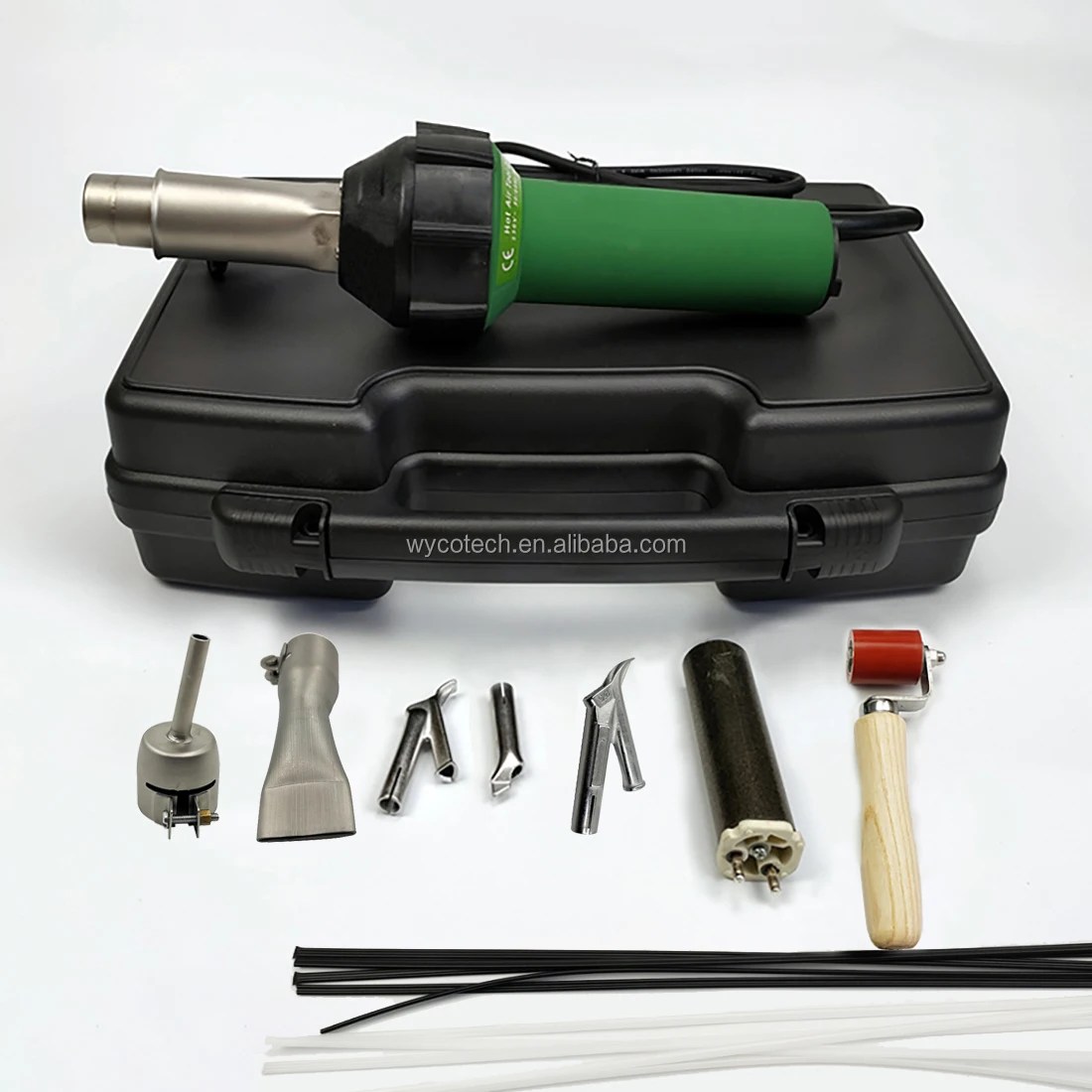 1 ящик для инструментов кровельный сварщик ПВХ сварочный пистолет 1600 Вт горячий воздух пластиковый нагревательный с нагревательным сердечником слюдяной трубы