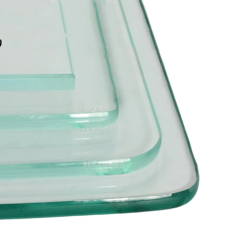 Custom Size 1mm 2mm 3mm 5mm 6mm Thickness Transparent Tempered Glass Sheet For Swimming Pool Building Glass