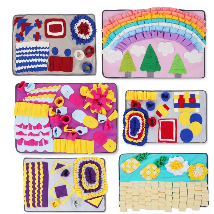 
Amazon Hot Sale Slow Feeder Feeding Training Snuffle Mat For Dogs 