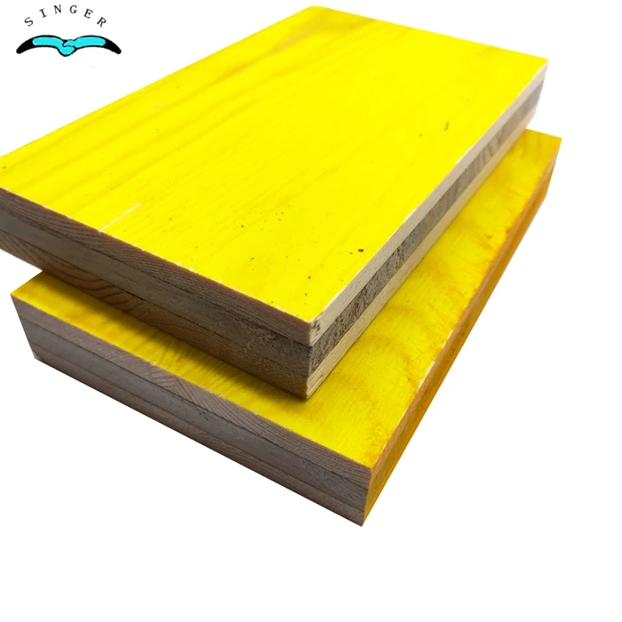 pine core 3 ply shuttering panel /SHANGHAI QINGE LEONKING form work boards /leonking  formwork panels for building