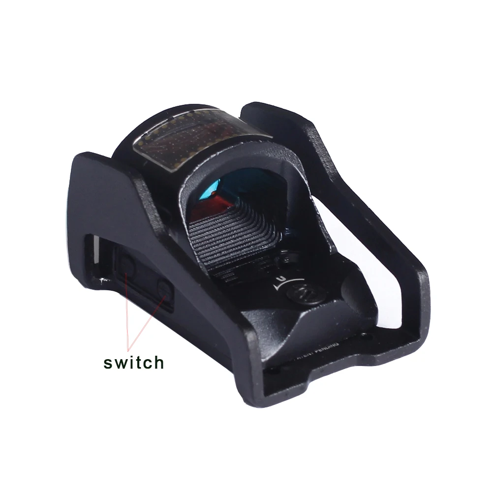 Hunting reflex 1x22 Holographic Scope Solar Power System parts Red Dot Sight with Mounts for 20mm