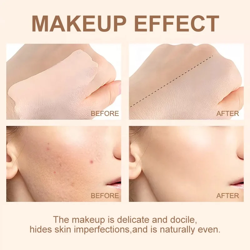 Cosmetics Custom Logo Long Lasting Waterproof Concealer Face Makeup Private Label Liquid Foundation