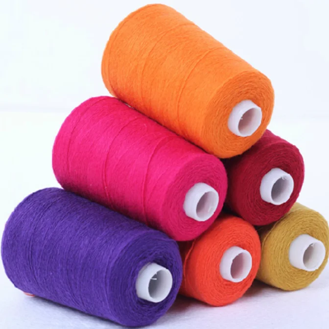 Factory Directly Sale Free Sample 40 2 5000Y Hilo De Poliester Coser 100% Spun Polyester Sewing Thread 5000yards for Hoodies