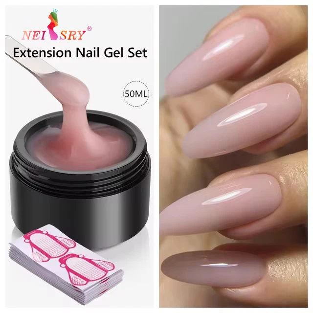 Neiss Nude Builder Nails Hard Quick Extension Gel Private Label OEM/ODM gel Extension Gel 50g Private Label nail supplier
