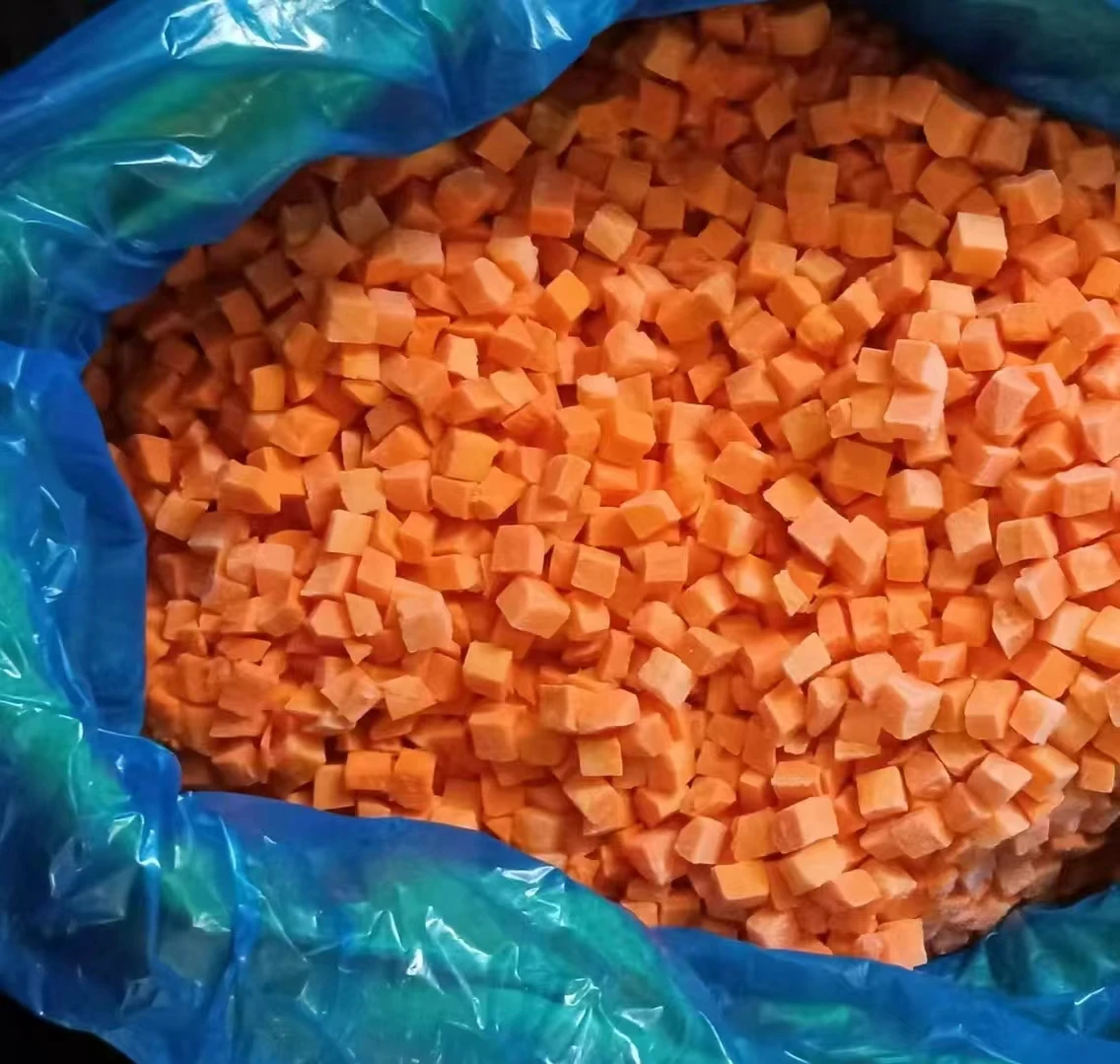Wholesale  Frozen Carrot Cubes   Brc And Halal Certified  Frozen Carrots