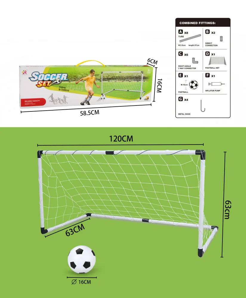 Hot sale portable soccer goal folding soccer goal for home trainingpop up folding portable football soccer goals