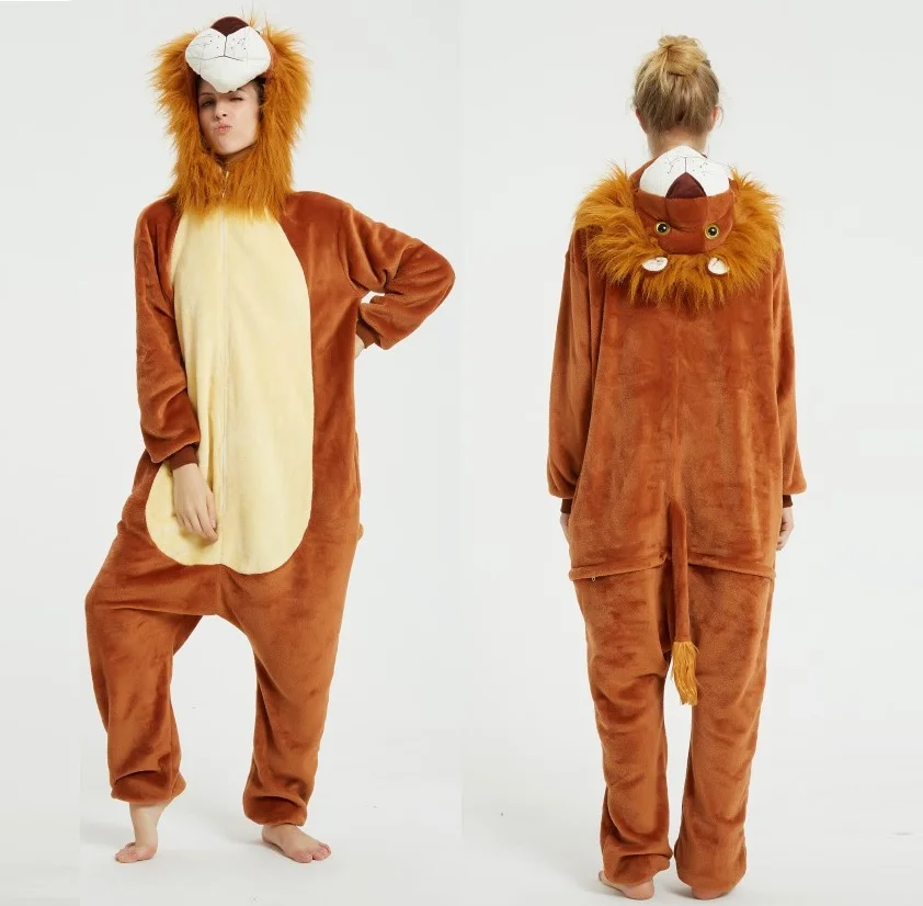 Wholesale Christmas Pajamas Sets Warm Winter Cute Pyjamas Animal Flannel Female Sleepwear Men Home Clothes