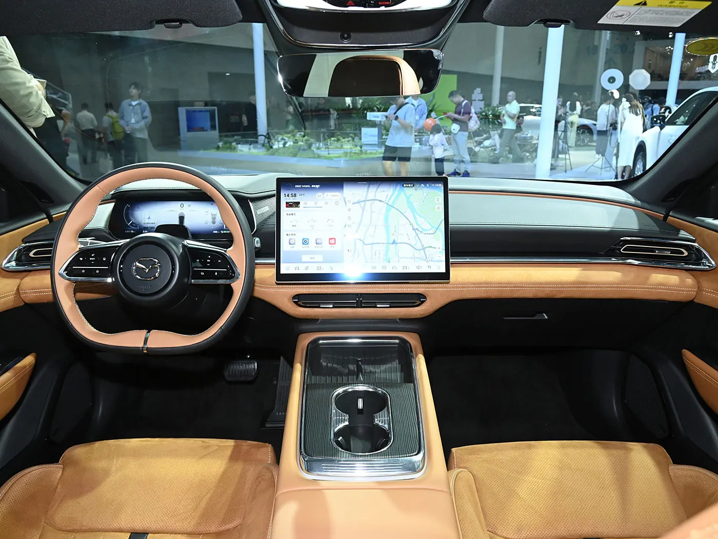 2024 бренд новый MAZDA EZ6 Smart Family хэтчбек 5-дверный 5-местный чистый EV дальнего действия гибридный Электрический автомобильный редуктор левое Рулевое управление