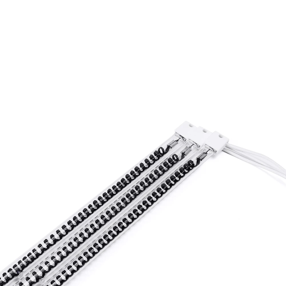 1000W 1500W Far Single Tube Infrared Heater Lamp Quartz Heater Carbon Fiber Infrared Heating Halogen Tube Lamp