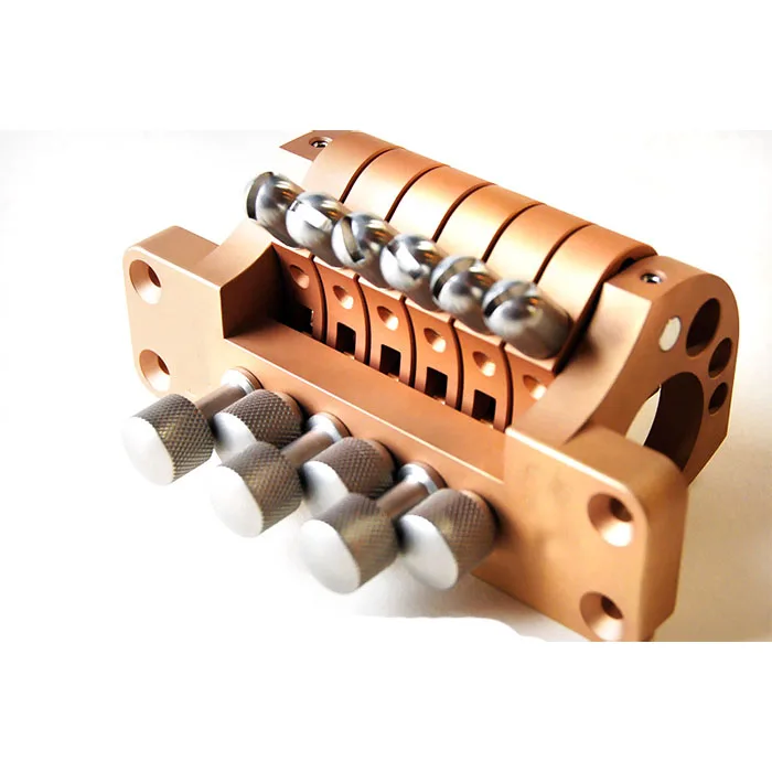 Top sale High precision Custom details headless guitar bridge