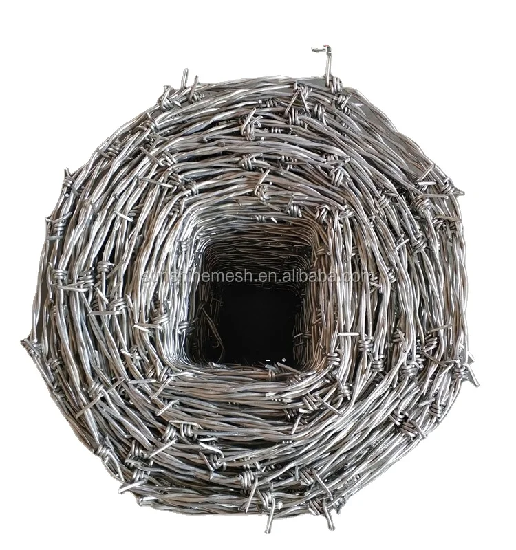 Senershuo Hot galvanized barbed rope low wall barbed wire prison anti climbing guardrail barbed wire orchard protection