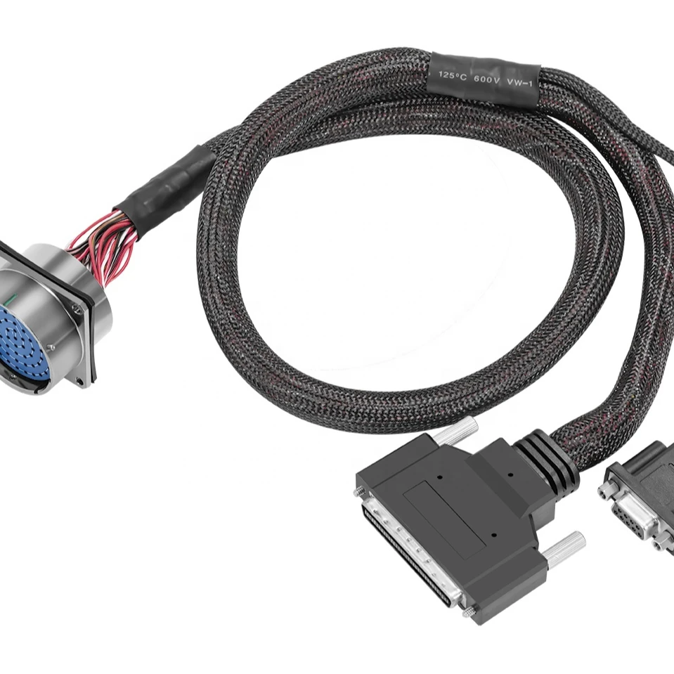 9-контактный адаптер VGA и SCSI-кабель «папа» 96P на аналоговый кабель 62P «папа» с разъемом для обнаружения количества