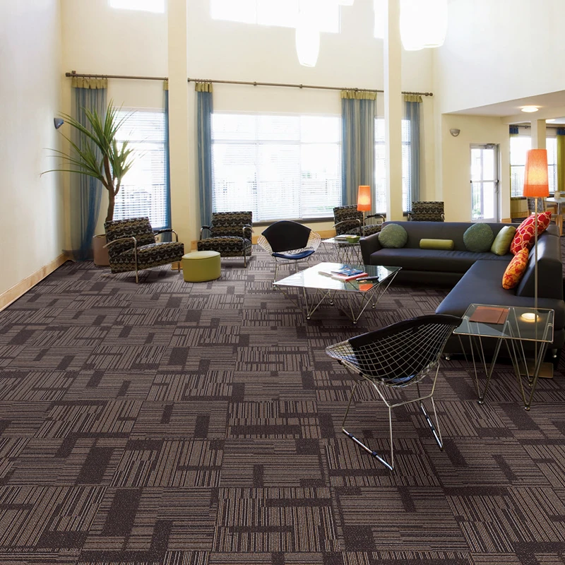 Nylon Commercial Modern Office Floor  Carpet Tile 50x50  Factory  Wholesale  PVC Backing