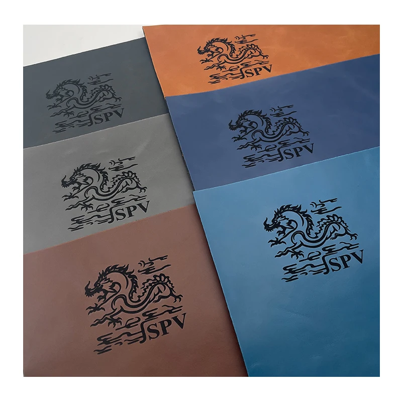 Glossy Leather Blank Patch Iron Onlaser Engravable Products Leatherette For Laser Engraving With 2 Colors