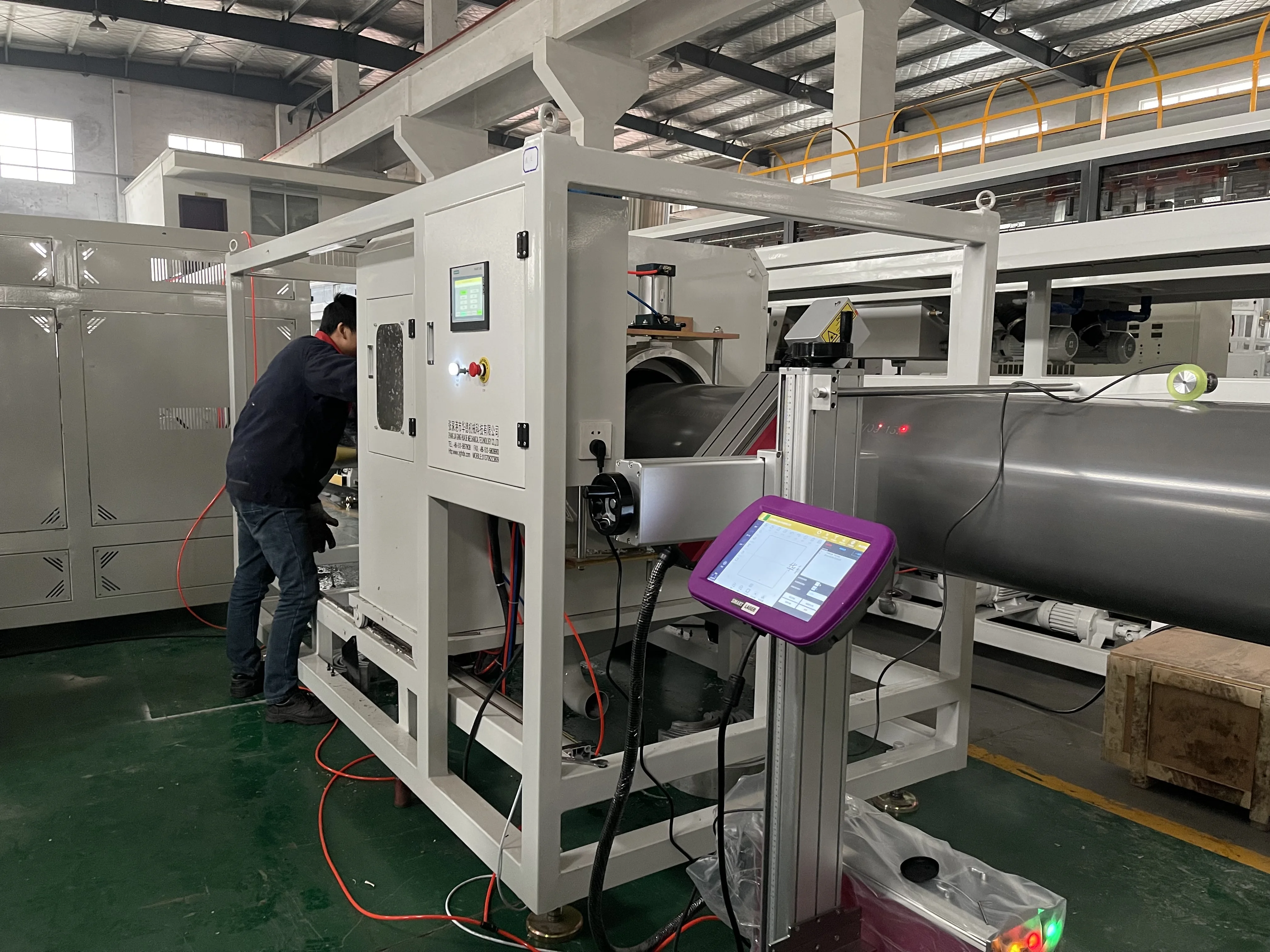 Экструзионная Машина для ПВХ труб 630 мм/оборудование для производства труб большого диаметра из ПВХ в городе чжанцзяган