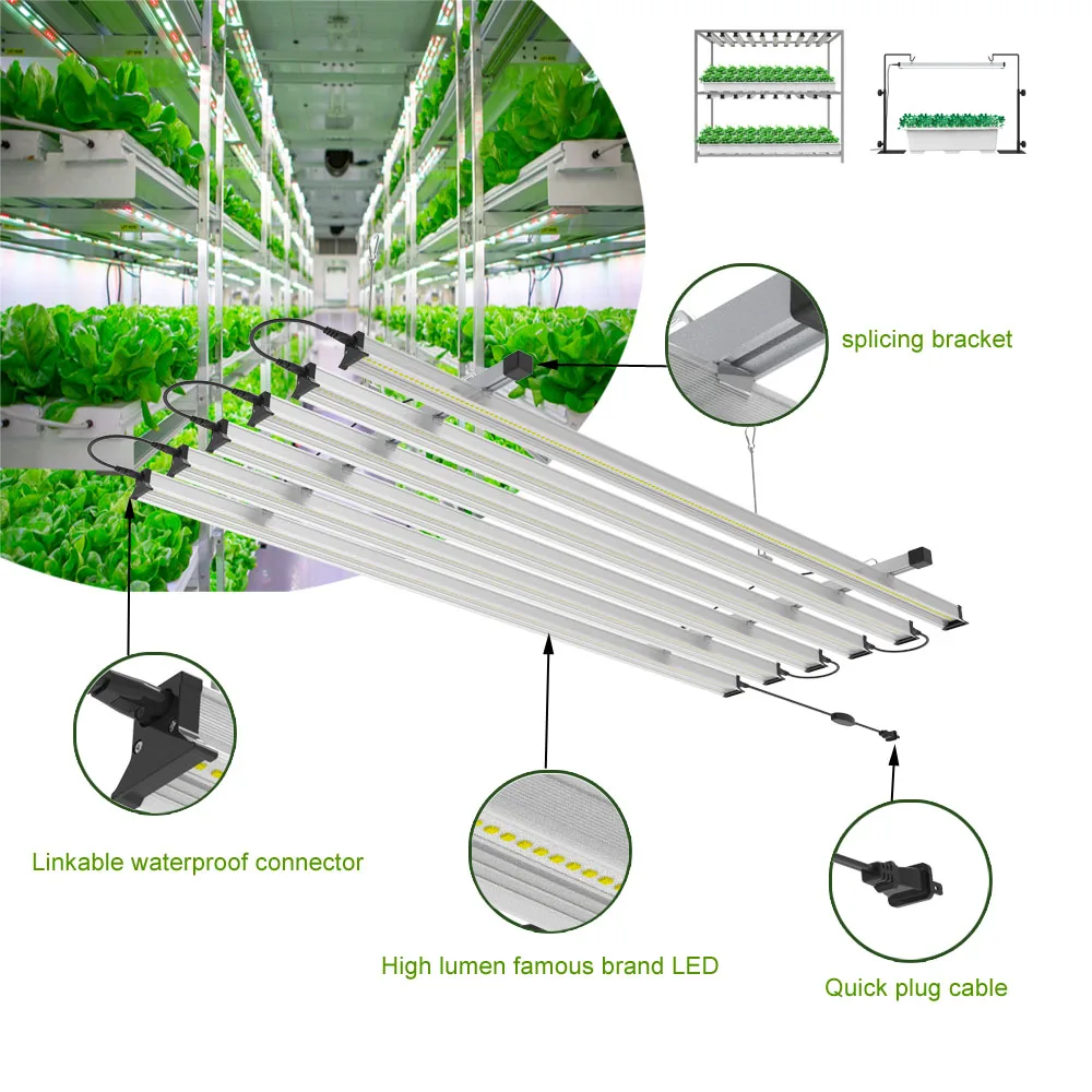 T5 lighting full spectrum grow for veg and flower 18w led grow light