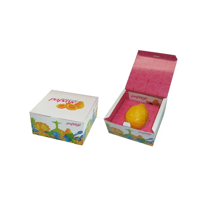 China Customized Fruit Cardboard Corrugated Packaging Carton Fruit Tomato Box Exported To Worldwide