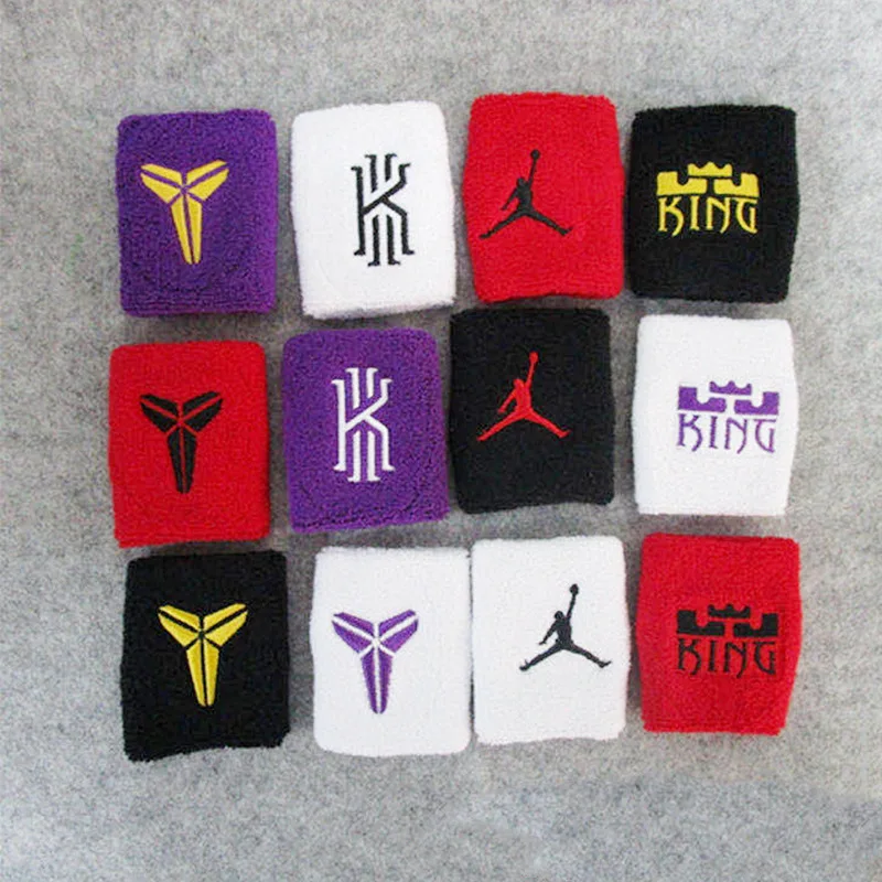 Custom logo 24.Basketball Sweatband Sport Wristbands
