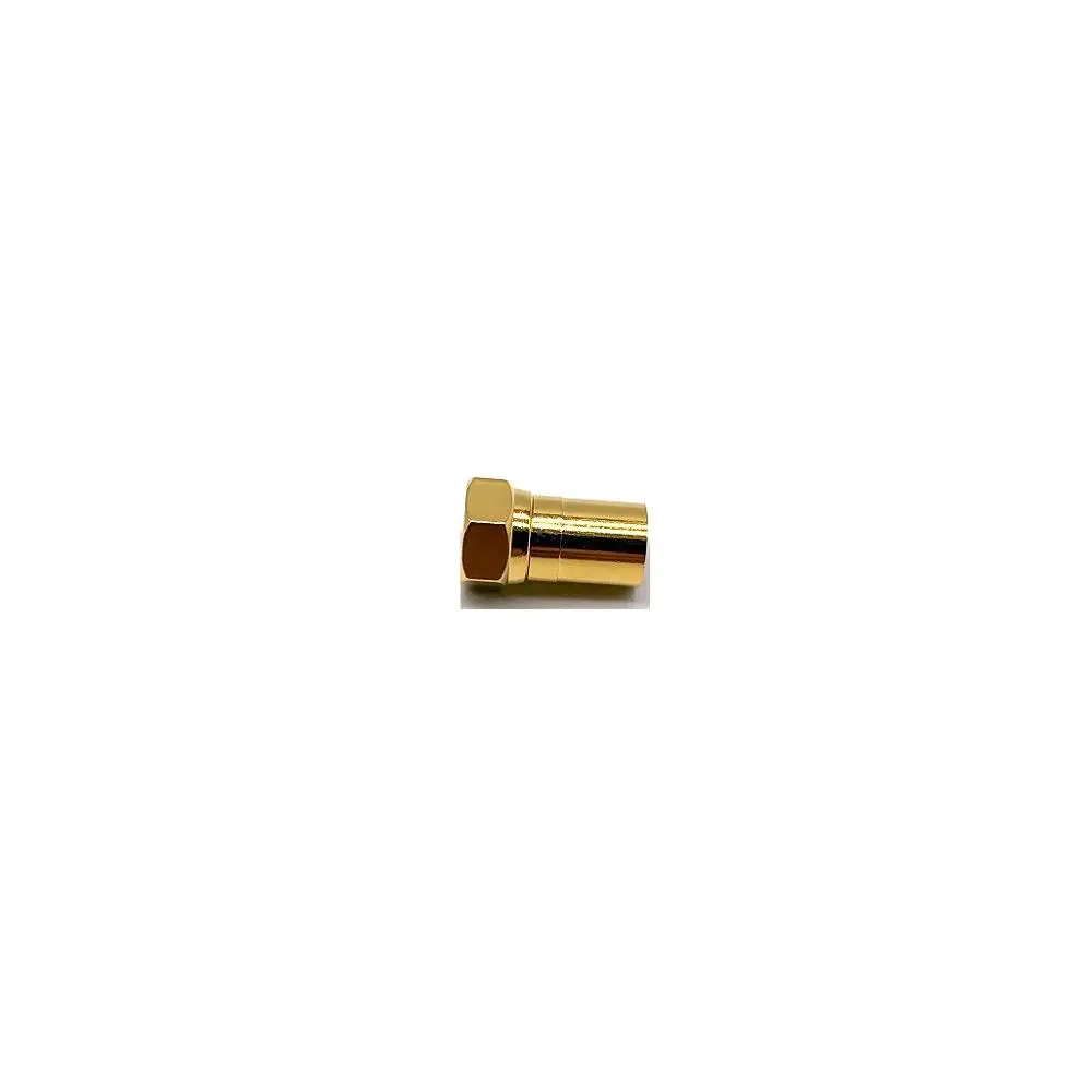 Gold Plated RG58 RG59 RG6U Crimping Type F Quick Plug
