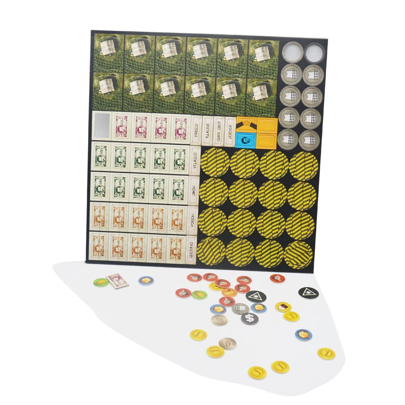 Custom Paper Material Cardboard Tokens For Board Game