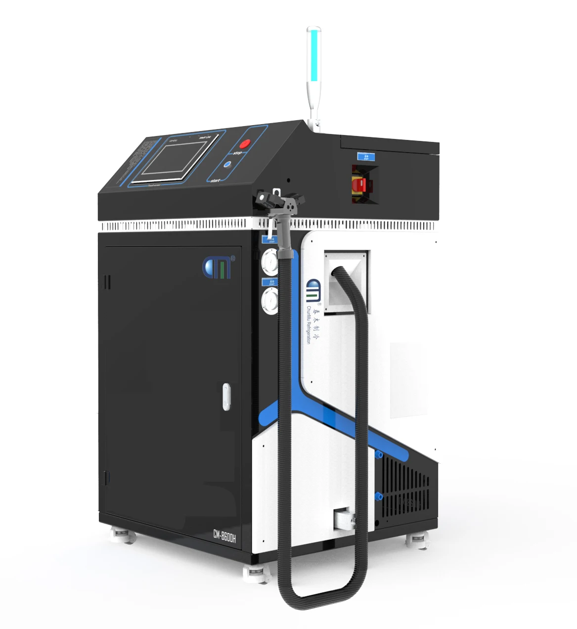 HVAC & AC freon r134a charging filling recovery equipment machine gas charging station