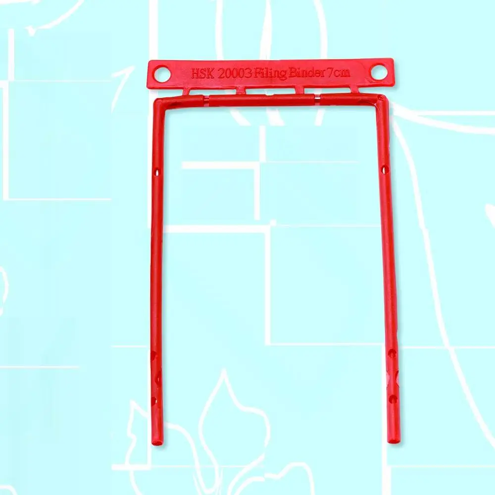 
Stationery Plastic Filing Binder Clip Plastic File Fastener 