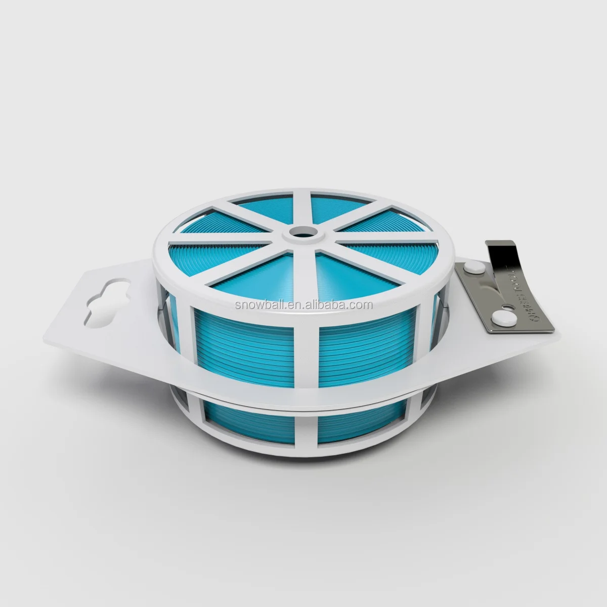 
100 м пластиковая ПЭ/ПВХ крутящаяся шпуля с резаком, садовый инструмент, крутящаяся шпуля 